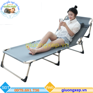 Giường gấp GB23 - Tặng chăn, gối, bịt mắt